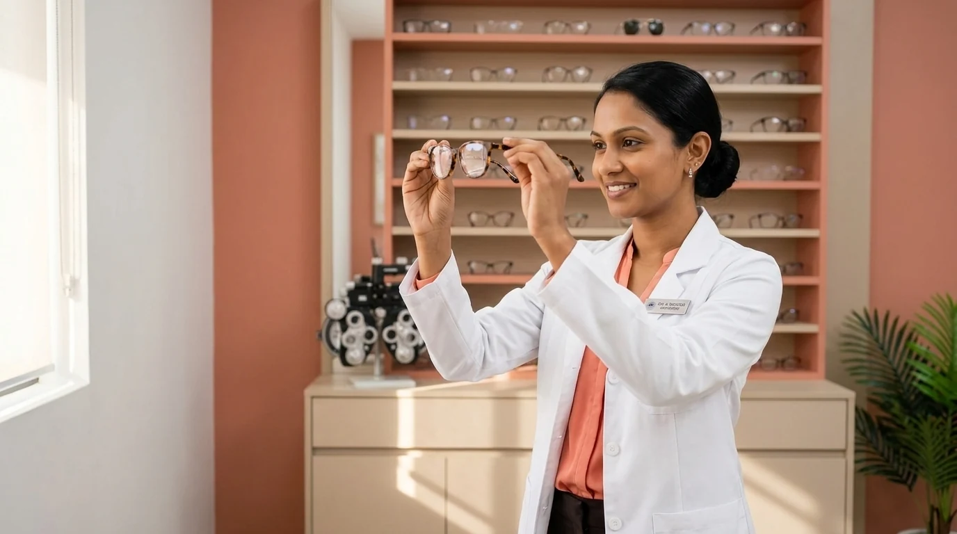 Comprehensive eye examination by a registered optometrist