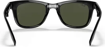 Ray-Ban RB4105 Black sunglasses, three-quarter view — D.Sungkur Optometrist