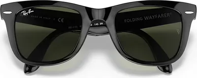Ray-Ban RB4105 Black sunglasses, lens detail — D.Sungkur Optometrist