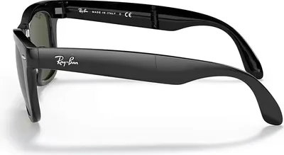 Ray-Ban RB4105 Black sunglasses, angled view — D.Sungkur Optometrist