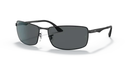 Ray-Ban RB3498 Black sunglasses, front view — D.Sungkur Optometrist