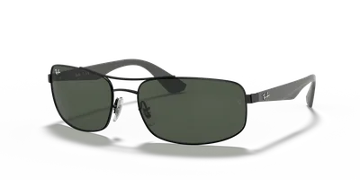 Ray-Ban RB3527 Black sunglasses, front view — D.Sungkur Optometrist