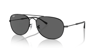 Ray-Ban RB3735 Black sunglasses, front view — D.Sungkur Optometrist