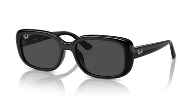 Ray-Ban RB4421D Black sunglasses, front view — D.Sungkur Optometrist