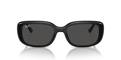 Ray-Ban RB4421D Black sunglasses, lens detail — D.Sungkur Optometrist