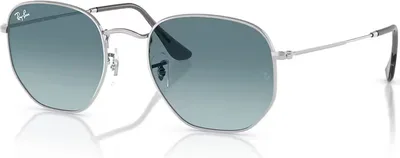 Ray-Ban RB3548N Silver sunglasses, front view — D.Sungkur Optometrist