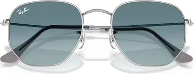 Ray-Ban RB3548N Silver sunglasses, lens detail — D.Sungkur Optometrist