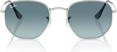 Ray-Ban RB3548N Silver sunglasses, temple detail — D.Sungkur Optometrist