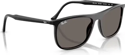 Ray-Ban RB2216 Black sunglasses, lens detail — D.Sungkur Optometrist