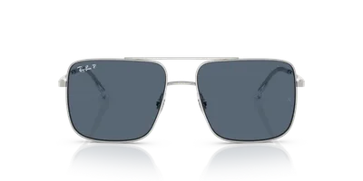 Ray-Ban Ari Bio-Based Silver sunglasses, side view — D.Sungkur Optometrist