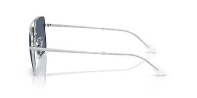 Ray-Ban Ari Bio-Based Silver sunglasses, three-quarter view — D.Sungkur Optometrist