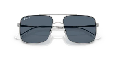 Ray-Ban Ari Bio-Based Silver sunglasses, temple detail — D.Sungkur Optometrist