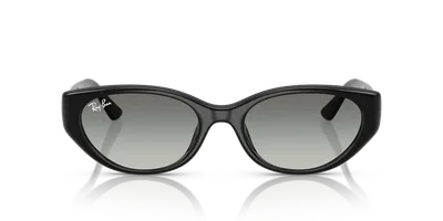 Ray-Ban RB4457D Black sunglasses, three-quarter view — D.Sungkur Optometrist