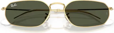 Ray-Ban RB3947 Polished Arista Gold sunglasses, lens detail — D.Sungkur Optometrist