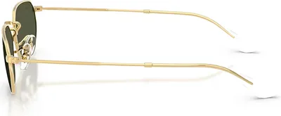 Ray-Ban RB3947 Polished Arista Gold sunglasses, folded view — D.Sungkur Optometrist