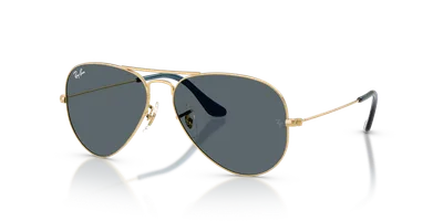 Ray-Ban Aviator Large Metal Arista Gold sunglasses, front view — D.Sungkur Optometrist