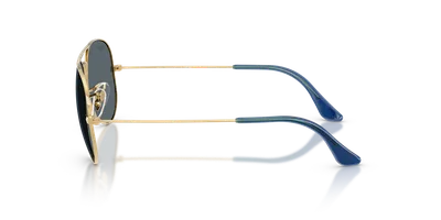 Ray-Ban Aviator Large Metal Arista Gold sunglasses, lens detail — D.Sungkur Optometrist