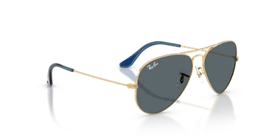 Ray-Ban Aviator Large Metal Arista Gold sunglasses, top view — D.Sungkur Optometrist