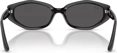 Ray-Ban RB4473D Polished Black sunglasses, three-quarter view — D.Sungkur Optometrist