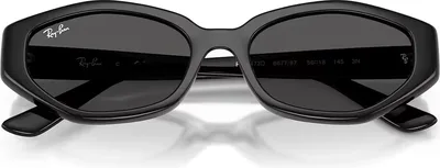 Ray-Ban RB4473D Polished Black sunglasses, lens detail — D.Sungkur Optometrist