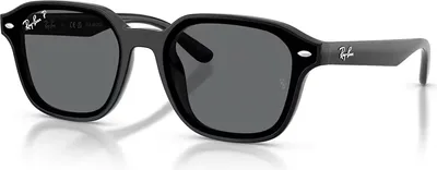 Ray-Ban RB4458D Polished Black sunglasses, front view — D.Sungkur Optometrist
