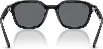Ray-Ban RB4458D Polished Black sunglasses, three-quarter view — D.Sungkur Optometrist