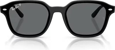 Ray-Ban RB4458D Polished Black sunglasses, temple detail — D.Sungkur Optometrist