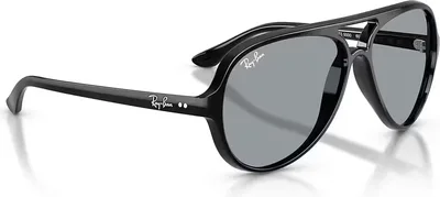 Ray-Ban RB4125 Polished Black sunglasses, three-quarter view — D.Sungkur Optometrist