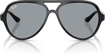 Ray-Ban RB4125 Polished Black sunglasses, folded view — D.Sungkur Optometrist