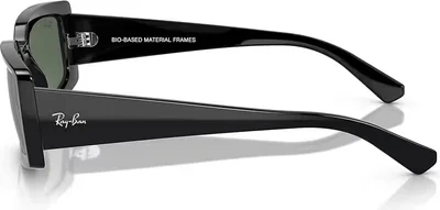 Ray-Ban RB4395 Black sunglasses, temple detail — D.Sungkur Optometrist