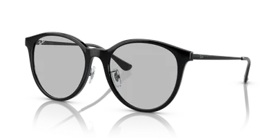 Ray-Ban RB4334D Black sunglasses, front view — D.Sungkur Optometrist