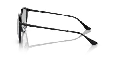 Ray-Ban RB4334D Black sunglasses, three-quarter view — D.Sungkur Optometrist