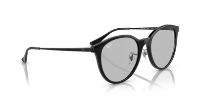 Ray-Ban RB4334D Black sunglasses, folded view — D.Sungkur Optometrist